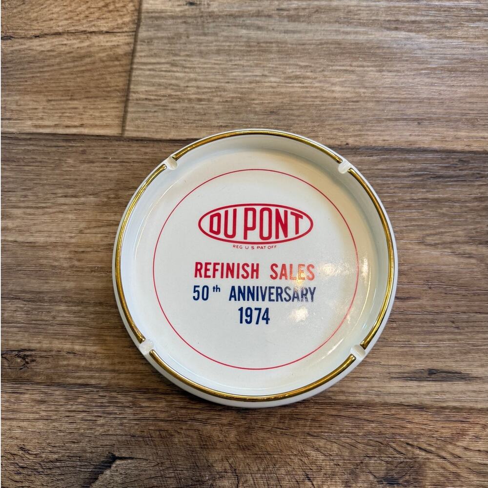 Vintage Dupont Refinish Sales 50th Anniversary 1974 Ashtray